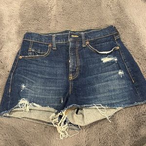 Old navy dark wash jean shorts